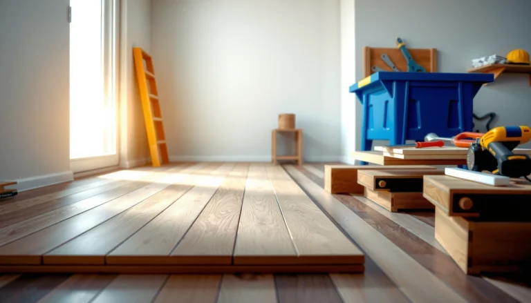 Step-by-step guide on how to install engineered wood floors over existing flooring.