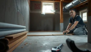 Step-by-step guide on how to install flooring over existing basement floors for a fresh look.