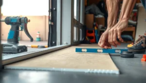 Step-by-step guide on how to install thresholds for garage floors effectively.