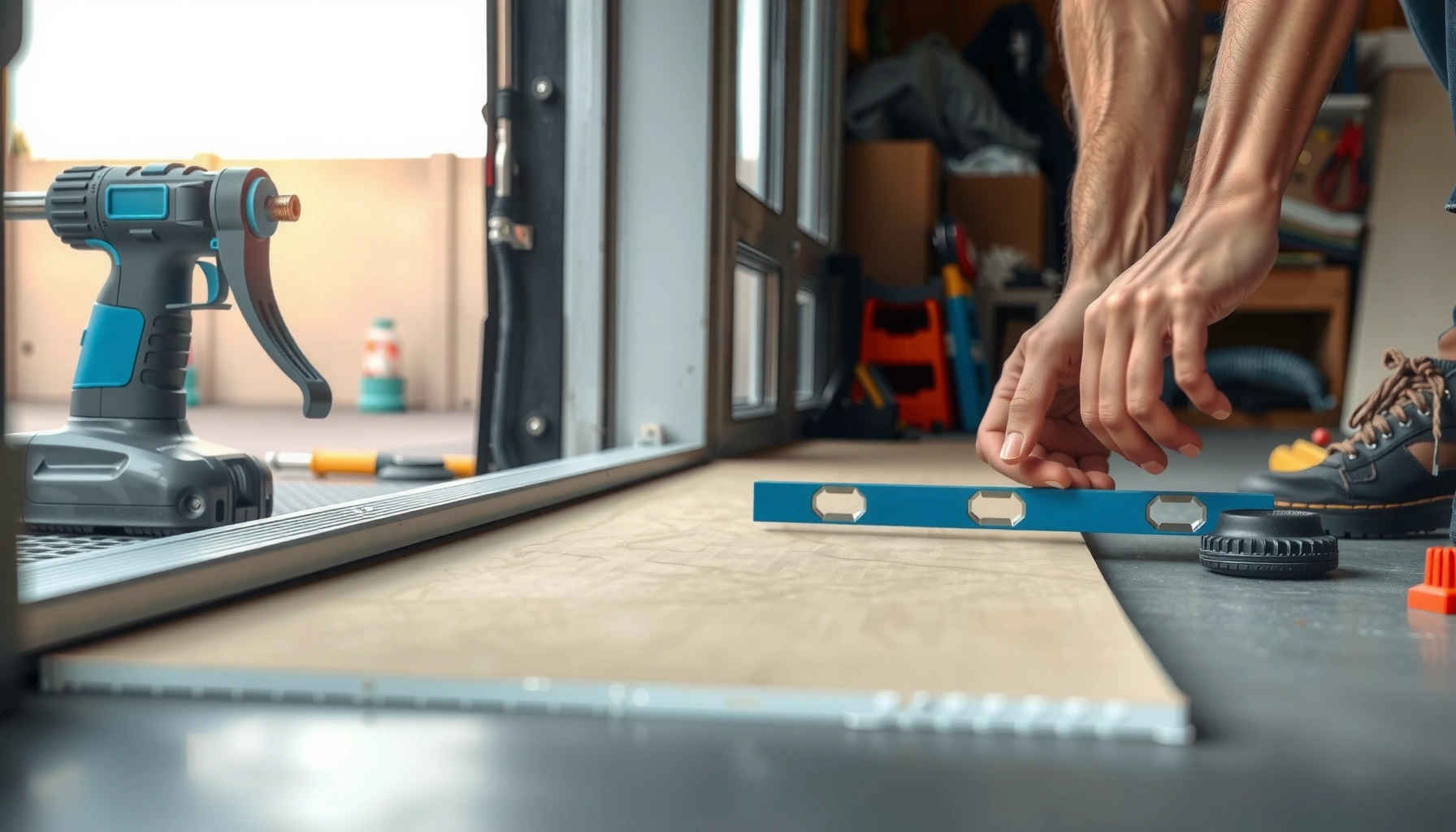 Step-by-step guide on how to install thresholds for garage floors effectively.