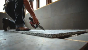 Step-by-step guide on how to install granite floors on uneven floors for a perfect finish
