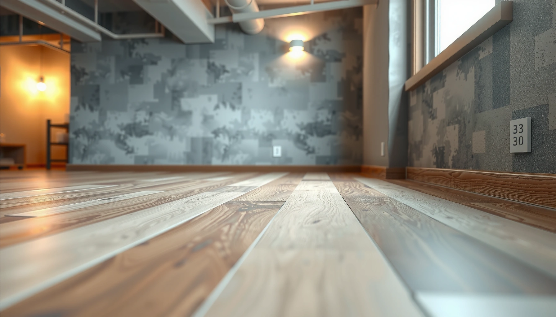 Step-by-step guide on how to install hardwood floors in a basement for a stylish finish.