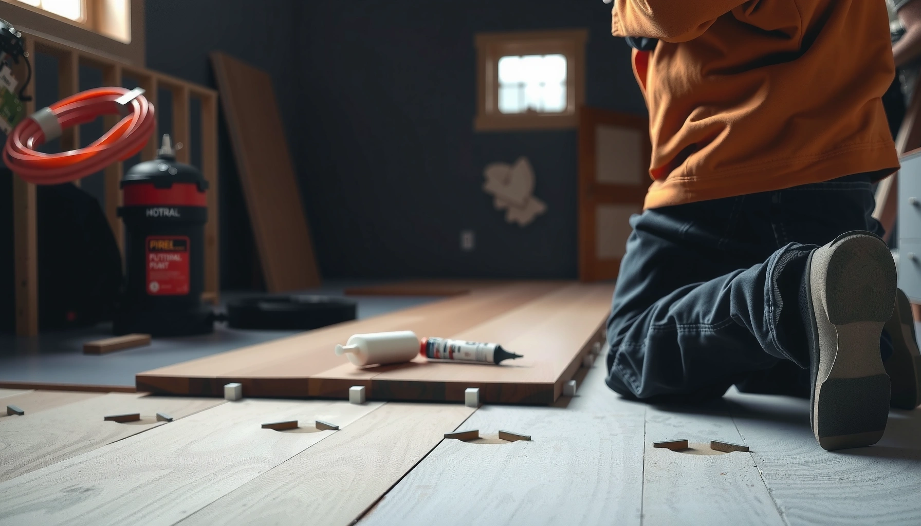 Step-by-step guide for installing hardwood floors over concrete surfaces.
