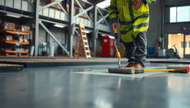 Step-by-step guide on how to install industrial floors with essential tools and techniques.