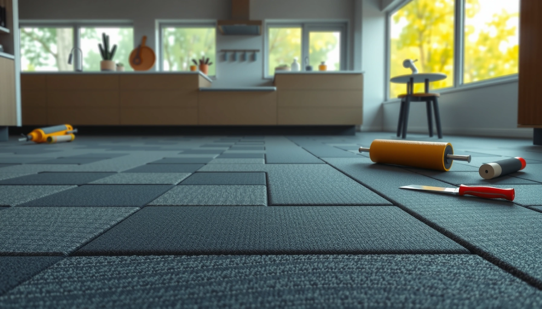 Step-by-step guide on how to install kitchen carpet tiles for a stylish and functional home.