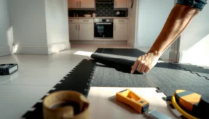 Step-by-step guide on how to install kitchen rubber floors for a durable and stylish finish.