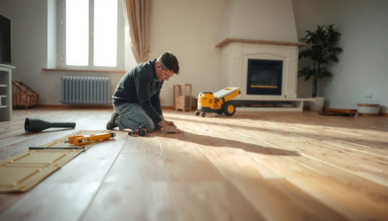 Step-by-step guide on how to install laminate floors without professional help.