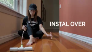 Step-by-step guide on how to install laminate flooring over tile surfaces.