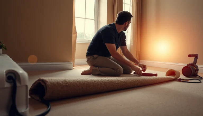 Step-by-step guide on how to install living room carpet floors for a cozy home.