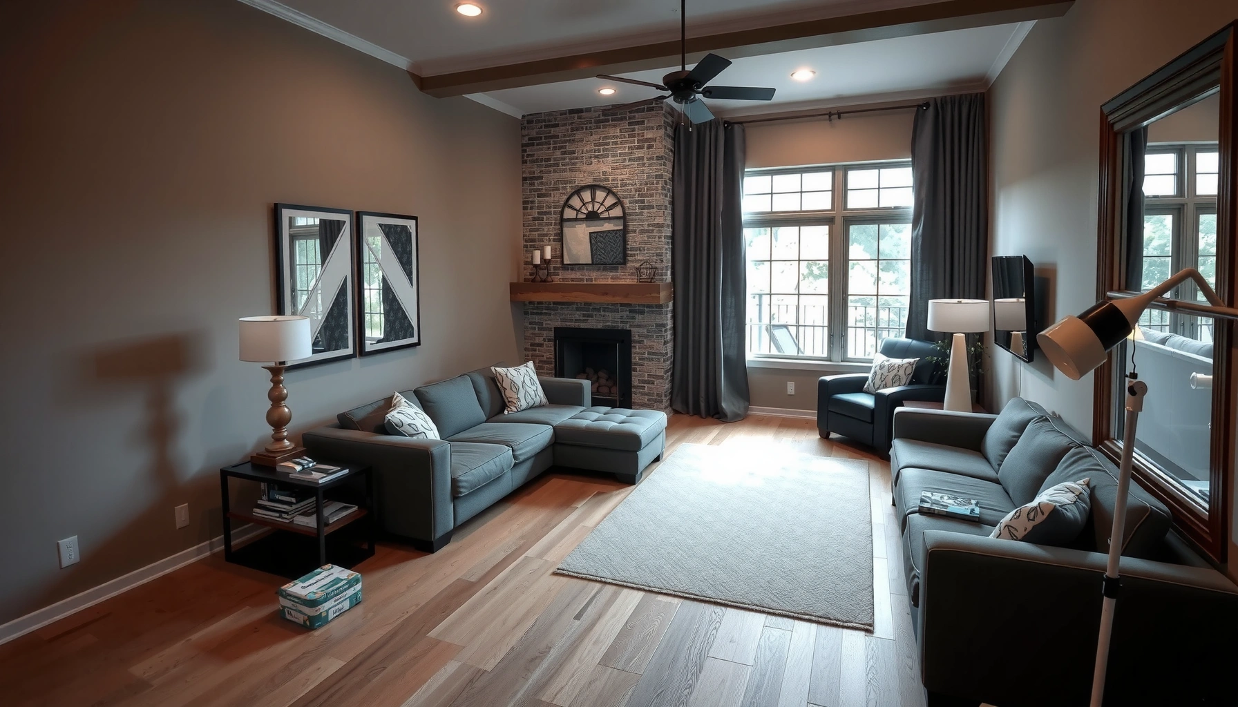 Step-by-step guide on how to install sheet vinyl floors in your living room.