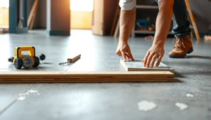 Step-by-step guide on how to install luxury vinyl tile over concrete floors.