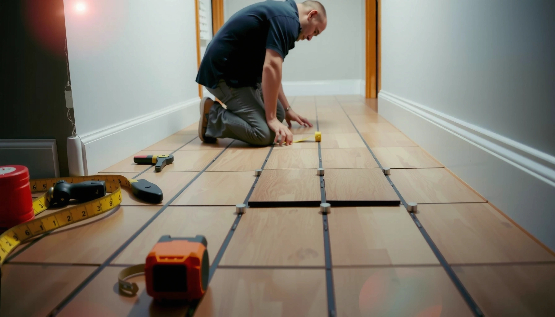 Step-by-step guide on how to install LVT flooring over tile for a seamless finish.