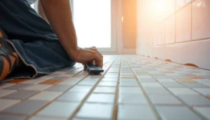 A step-by-step guide on how to install mosaic tile floors on uneven surfaces.