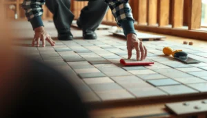 Step-by-step guide on installing mosaic tile floors over plywood for a durable finish.