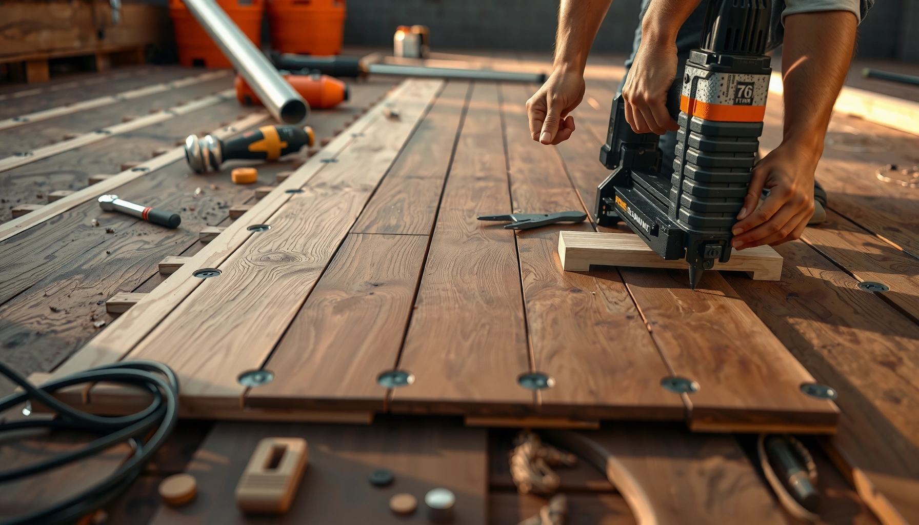 Step-by-step guide on how to install outdoor floors over plywood for durability and style.