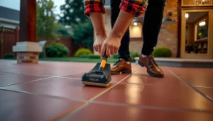 Step-by-step guide on how to install outdoor floors over tile for a durable finish.