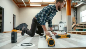 Step-by-step guide on how to install flooring over existing commercial floors.