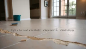 Step-by-step guide on installing polished concrete floors over tile for a modern finish.