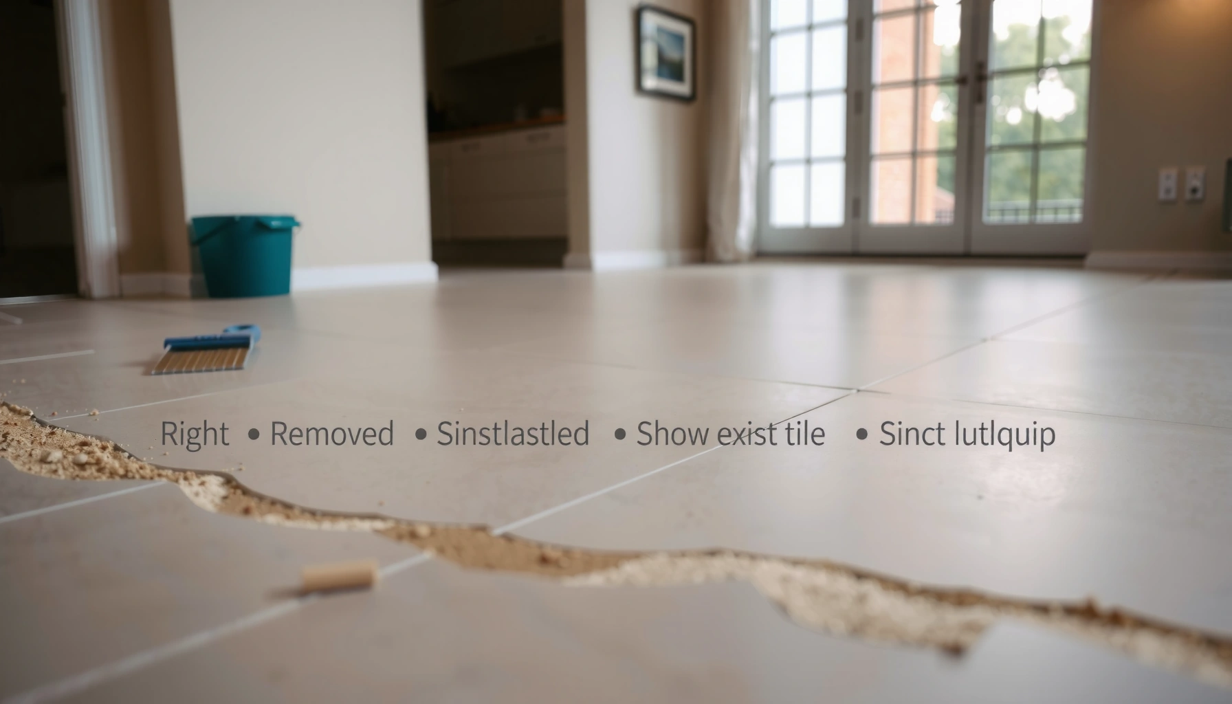 Step-by-step guide on installing polished concrete floors over tile for a modern finish.