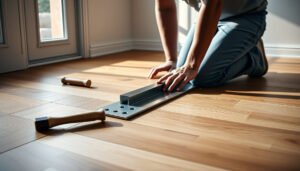 Step-by-step guide on how to install transitions for parquet floors.