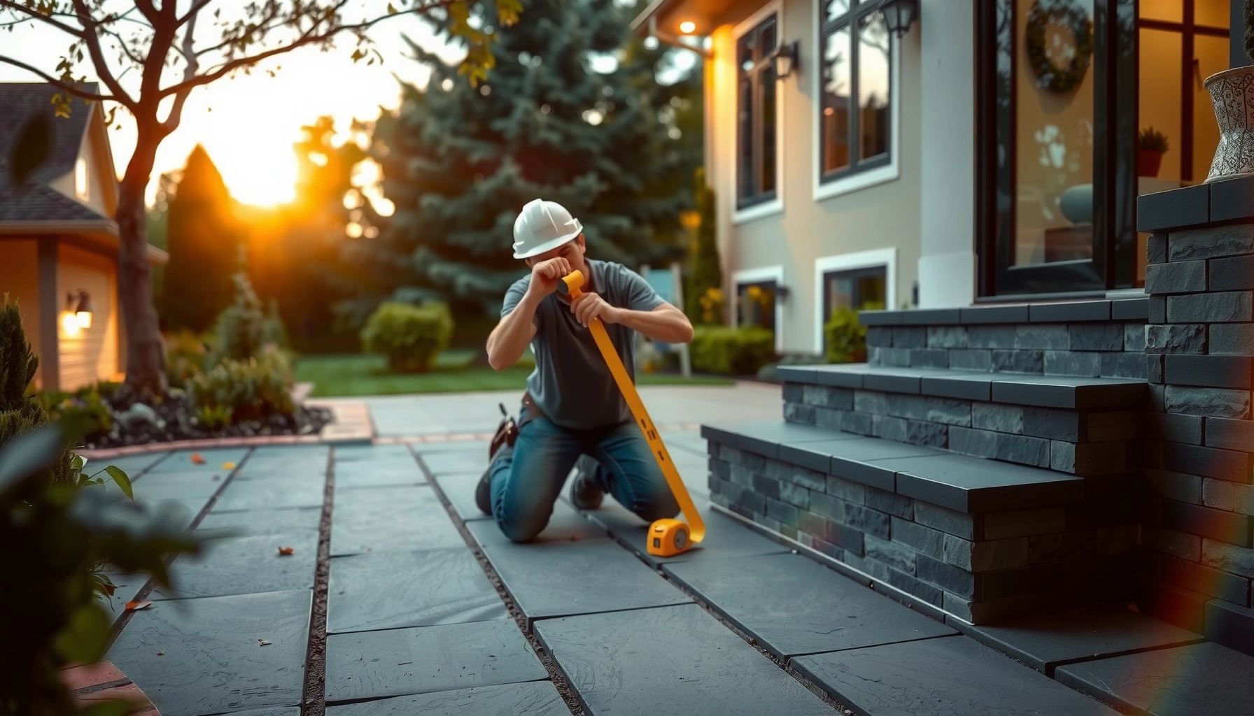 Step-by-step guide on how to install patio floors around stairs for a seamless outdoor look