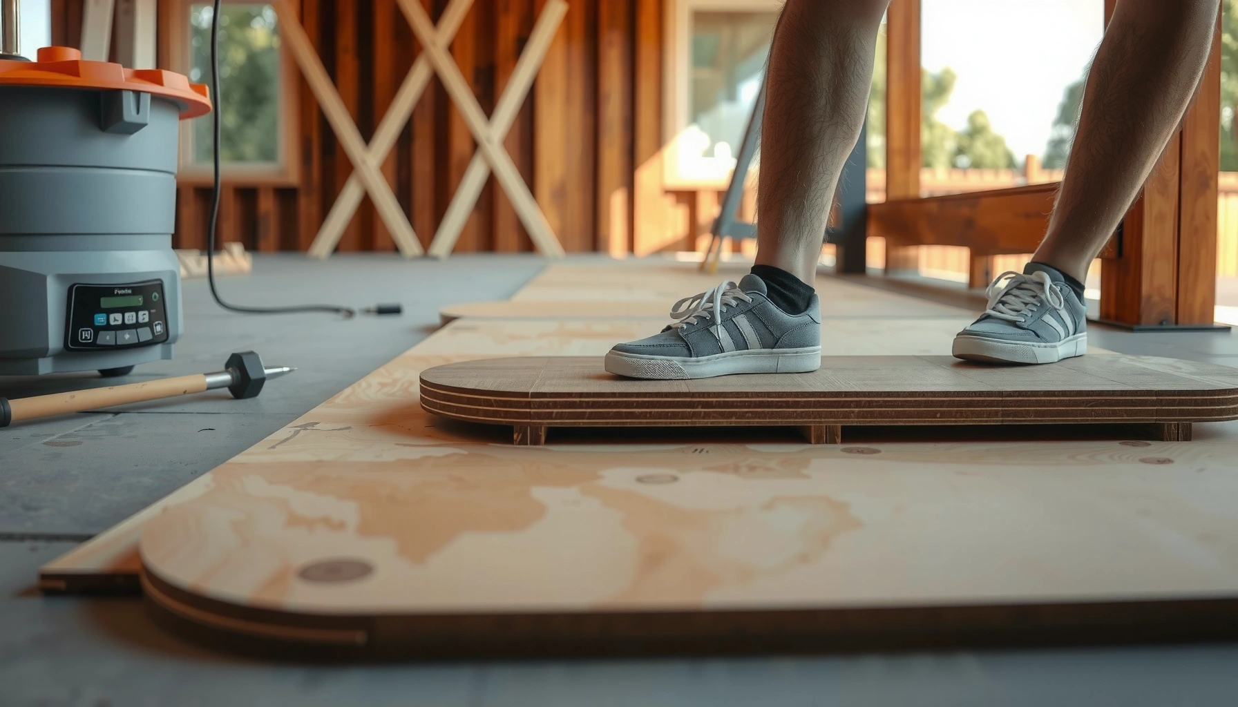 Step-by-step guide on how to install patio floors over plywood for a durable finish