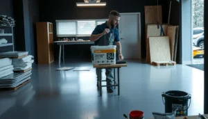 Step-by-step guide on installing polyaspartic floors over plywood.