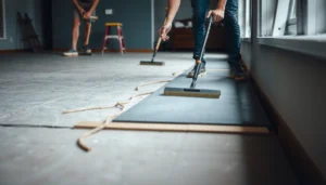 Step-by-step guide on installing polyurethane floors on uneven surfaces for a perfect finish.