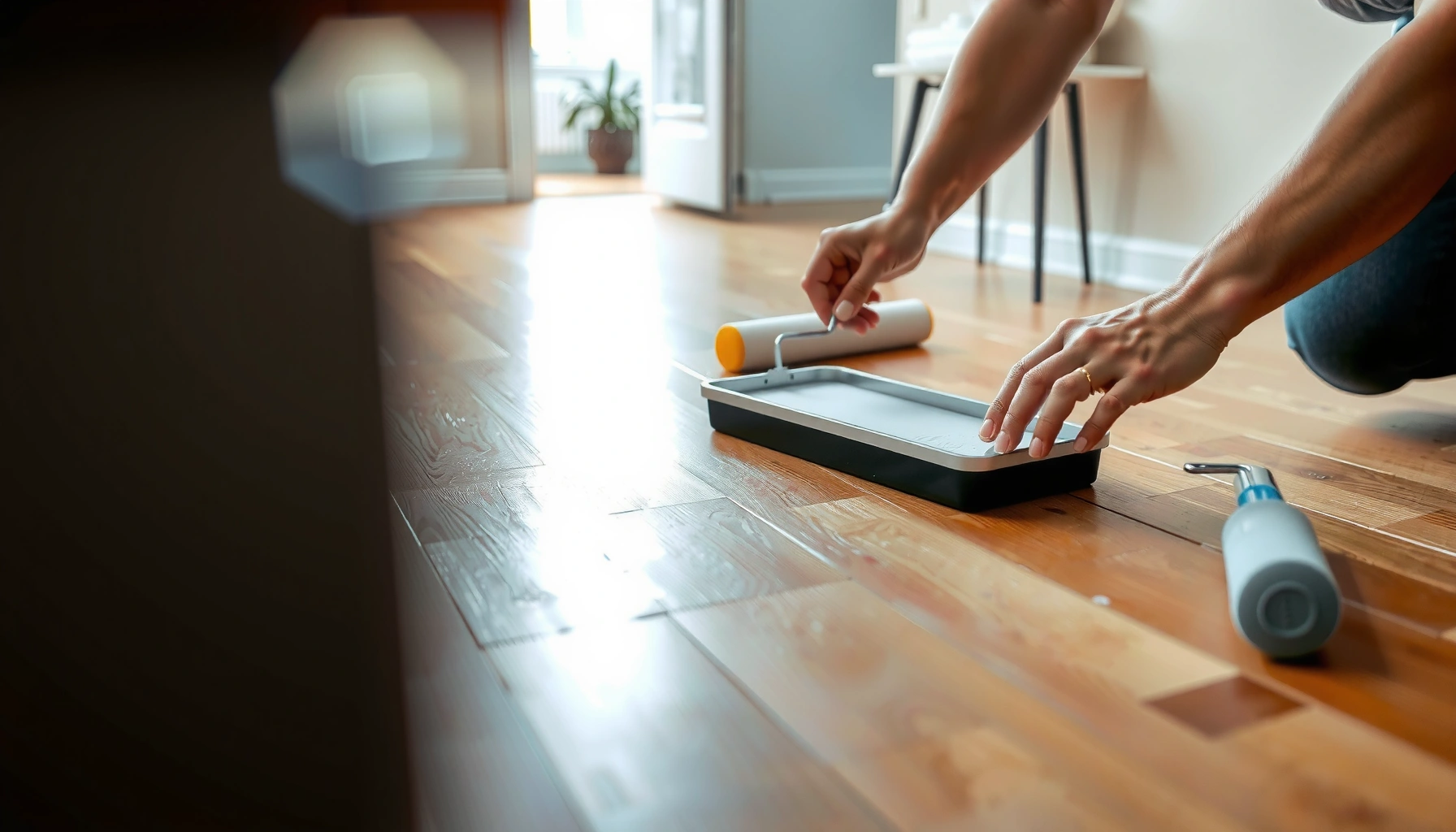 Step-by-step guide on how to install polyurethane floors without professional help.