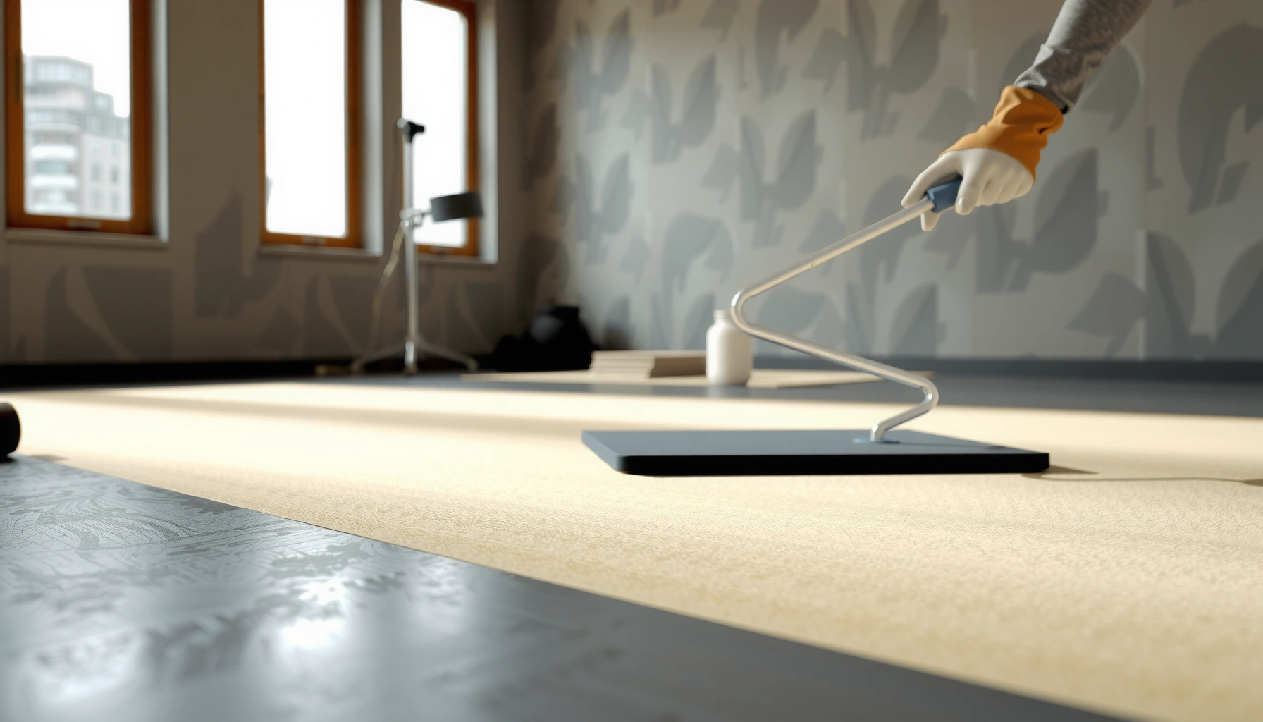 Step-by-step guide on how to install polyurethane floors over concrete surfaces.