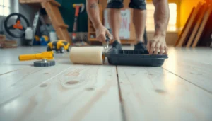 Step-by-step guide on how to install polyurethane floors over plywood for a durable finish.