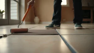 Step-by-step guide on how to install polyurethane floors over tile surfaces.
