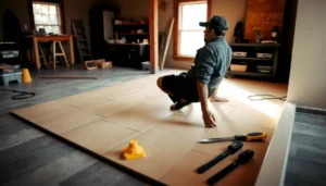 Step-by-step guide on how to install rubber floors on uneven floors for a smooth finish.