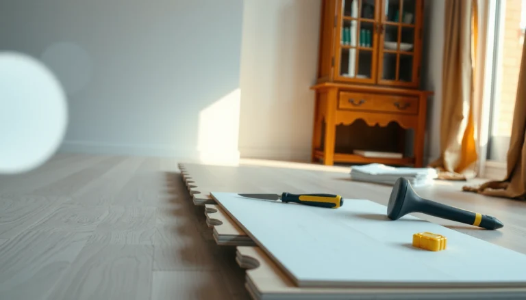 Step-by-step guide on how to install SPC floors in a bedroom for a modern look.