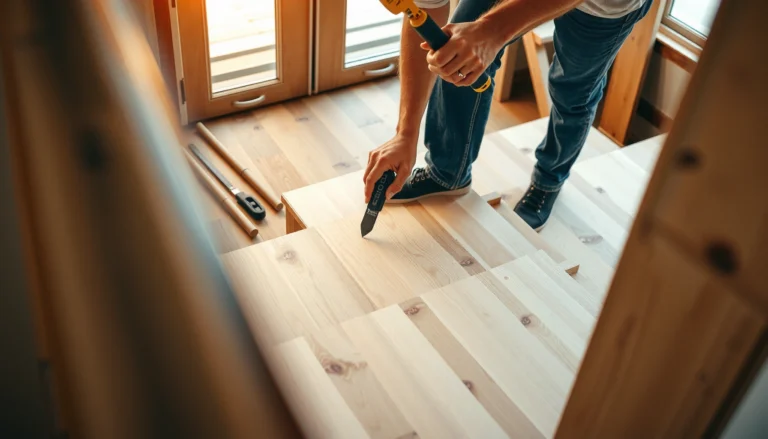 Step-by-step guide to installing SPC floors on stairs with clear instructions.