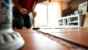 Step-by-step guide on how to install terracotta floors in a living room.