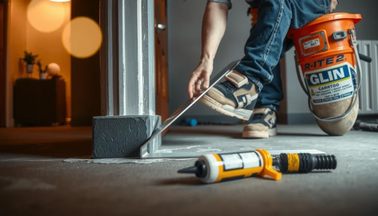 Step-by-step guide on how to install thresholds for concrete floors with tools and materials.