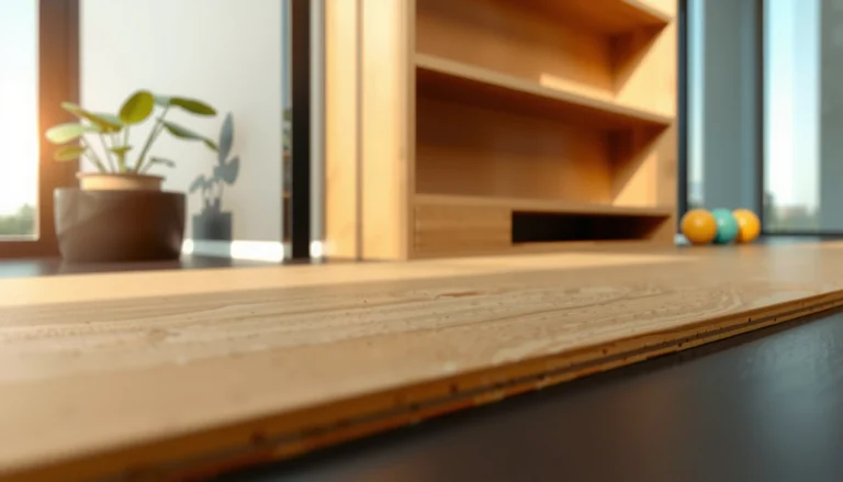Step-by-step guide on installing thresholds for cork floors with tools and materials.