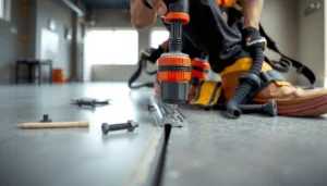 Step-by-step guide on how to install thresholds for commercial floors.