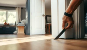 Step-by-step guide on how to install thresholds for laminate floors.