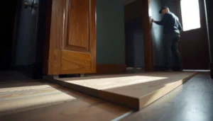 Step-by-step guide on how to install thresholds for engineered wood floors.