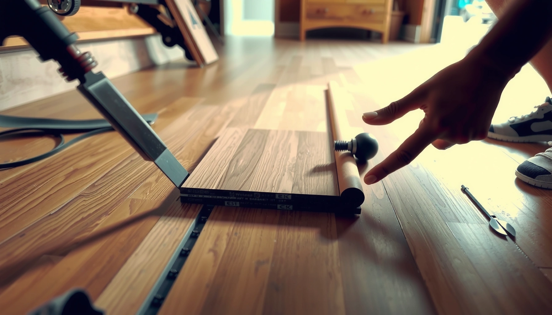 Step-by-step guide on how to install transitions for hardwood floors.