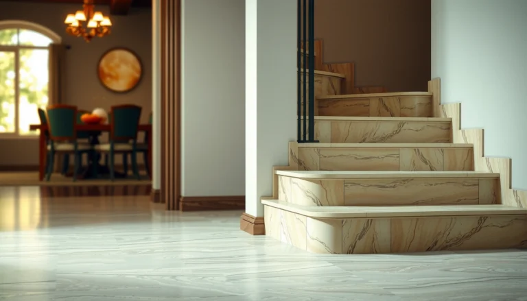 Step-by-step guide on how to install travertine floors around stairs for a beautiful finish.