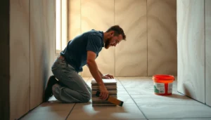 Step-by-step guide on how to install travertine floors in a basement for a stylish finish.