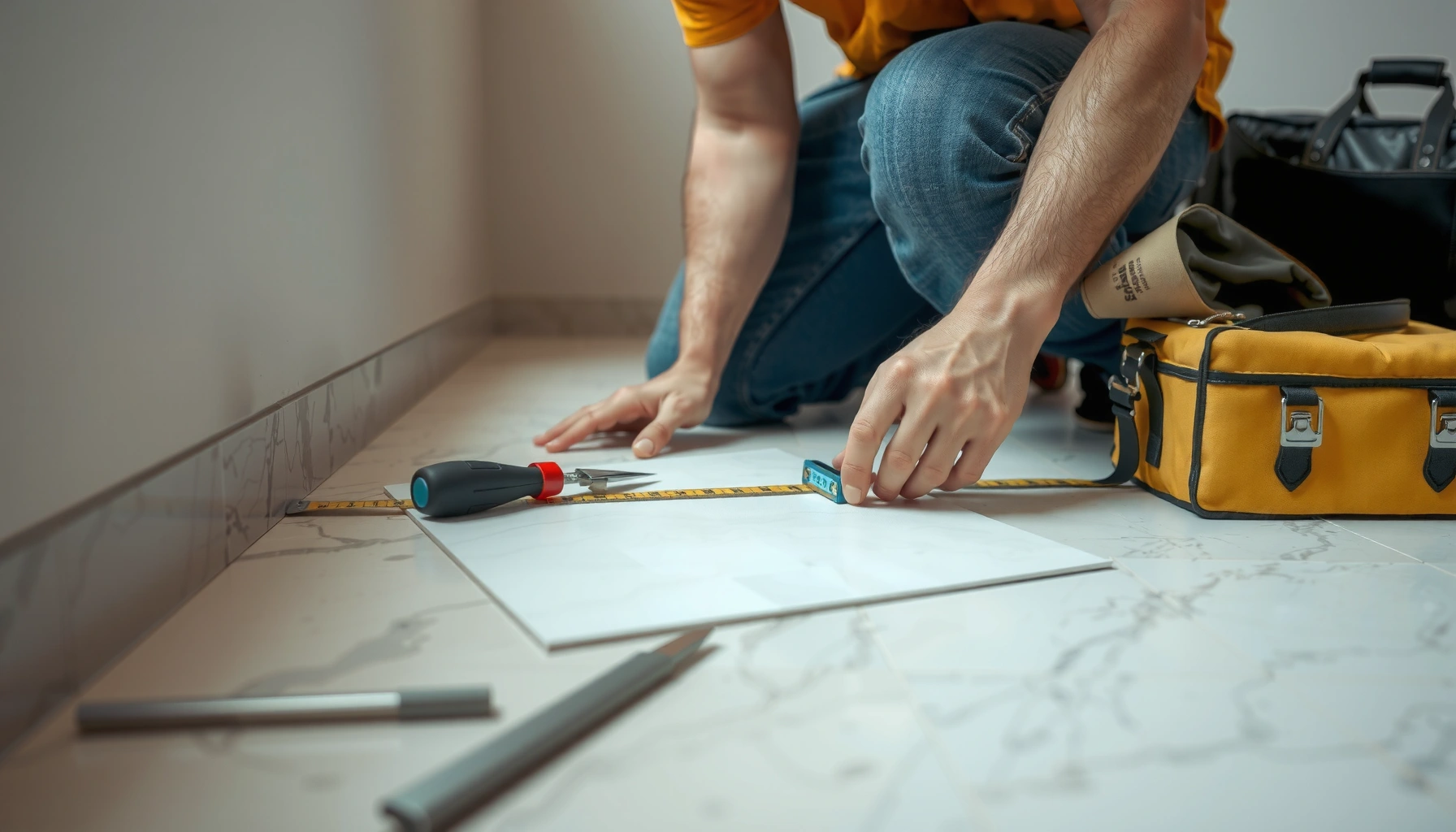 Step-by-step guide on installing underlayment under marble floors for optimal results.