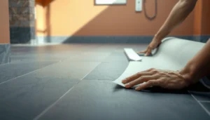 Step-by-step guide on installing underlayment under terracotta floors for better insulation and moisture control.