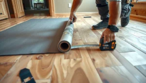 Step-by-step guide on how to install underlayment under hardwood floors for better insulation