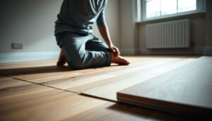 Step-by-step guide on installing underlayment under parquet floors for better insulation and durability.