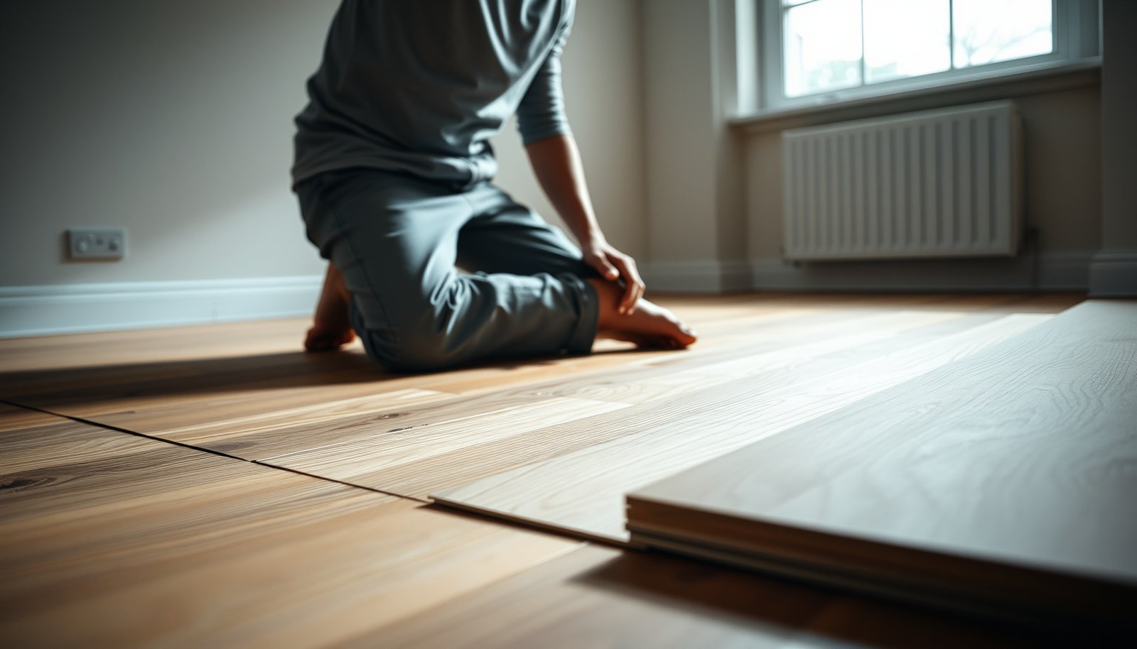 Step-by-step guide on installing underlayment under parquet floors for better insulation and durability.