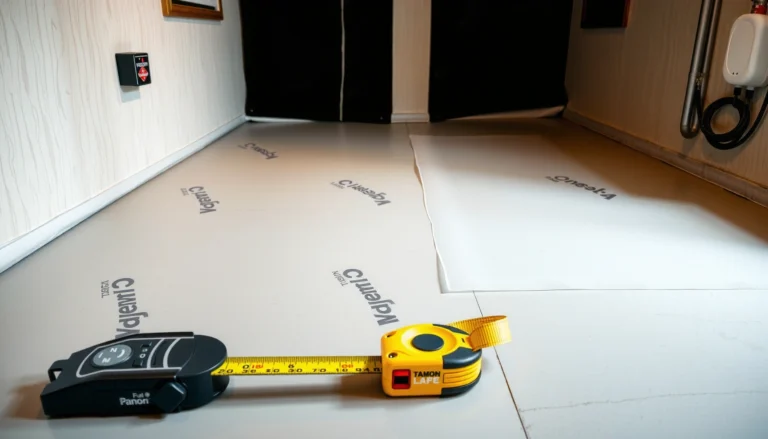Step-by-step guide on installing a vapor barrier under polished concrete floors for moisture protection.